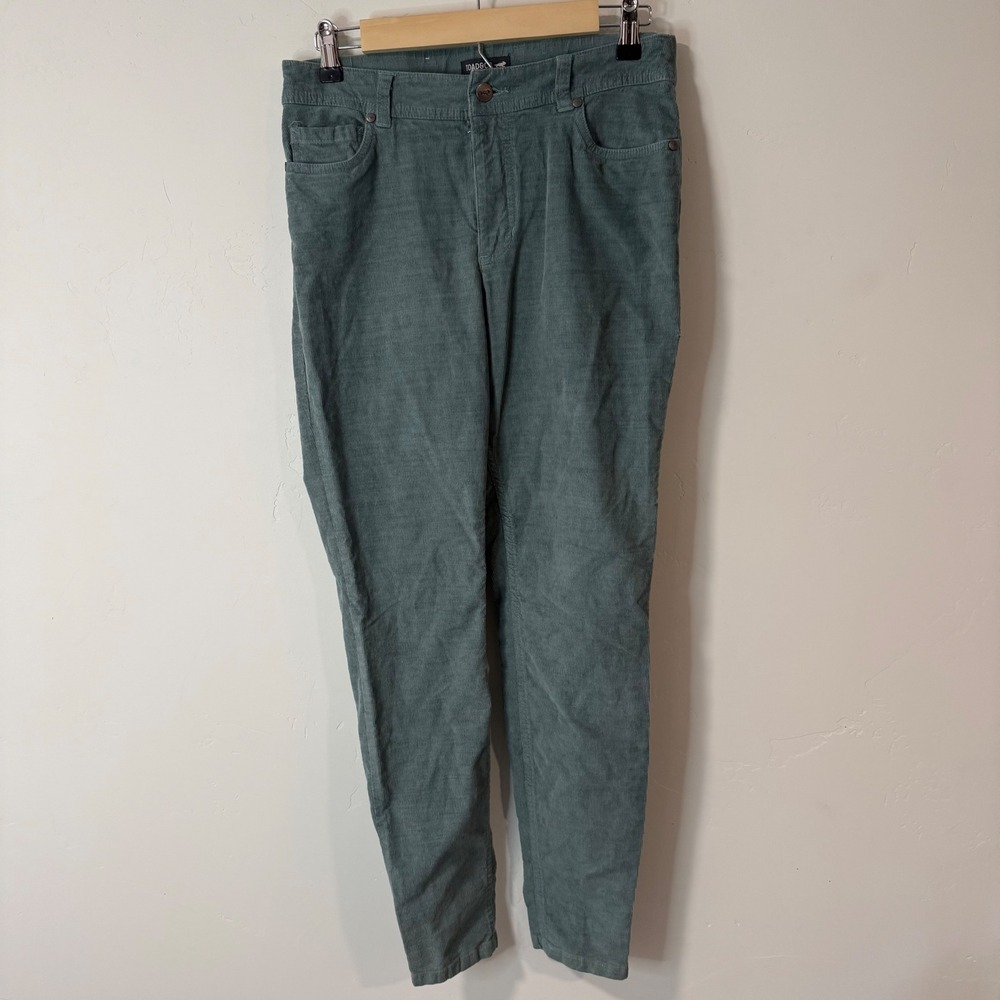 Toad&Co Womens Karuna Cord 5 Pocket Skinny Pant 6 Blue Hemp Organic Cotton